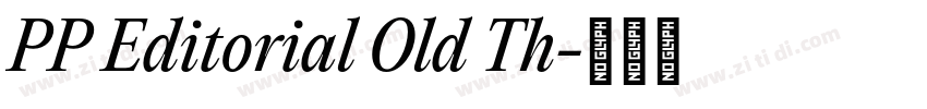 PP Editorial Old Th字体转换